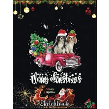 Mey İthalat Christmas Sketch Book, Charles Spaniel Christmas, 120 Pages, Your Ideas Size, Inches Sketchbook, : Cavalier King, Ride Red Truck, Help You Design, 8.5 x 11