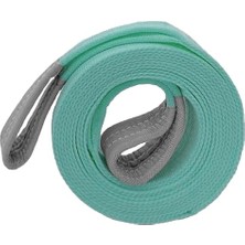 Mey İthalat Yük Kaldırma Taşıma Indirme Halat Sapan Polyester Spanzet 2 Ton 6 Metre Turkuaz Sağlam