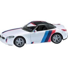 Mey İthalat 2347 Bmw Z4 M40I 1:50 Metal/plastik Beyaz Oyuncak Araba, Çıkarılabilir Tekerlekler ve M-Tasarım Çıkartmaları
