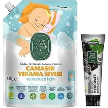 Mey İthalat Bambu ve Aktif Karbonlu Diş Macunu ve Bebek Çamaşır Deterjanı