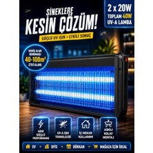 Mey İthalat 2X20 Sinek ve Sivrisinek Öldürücü Cihaz Uv Elektrikli