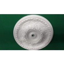 Mey İthalat Dekor Göbek Kartonpiyer Stropiyer Tavan Lamba Göbeği, Motif 50 cm (50X50X5)