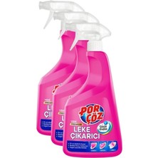 Porçöz Premium Leke Çıkarıcı Sprey, 750 Ml, 3'lü Set
