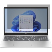 Mey İthalat Hp 15-FD0039NT 15.6 Inç Uyumlu Hayalet Ekran Koruyucu, Anti-Spy Gizlilik, 9h Temperli Nano Kırılmaz Esnek Cam, Parlama Önleyici