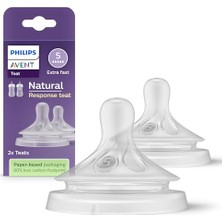 Mey İthalat 2'li SCY965/02 6 5 Philips Doğal Tepkili Biberon Emziği, Paket, Ay, Numara, Akıtmaz Emzik, Kolik ve Gaz Önleyici, Bpa Içermez