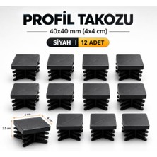 Mey İthalat 40X40 mm Kademeli Iç Kelebek Profil Takozu 12 Adet