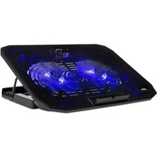 Mey İthalat Classone Serisi M2 15-17 Inch, Mavi Led, 2 Fan, 2 USB Gaming Notebook Soğutucu Standı
