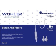 Wöhler Wohler Baby Nazal Burun Aspiratörü + 2 Adet Yedek Uç