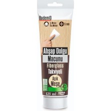 Mey İthalat Ahşap Parke Tamir Macunu Açık Meşe, Mobilya Masa Dolgu, Çatlak ve Çizik Giderici, 125 Ml, Kullanıma Hazır