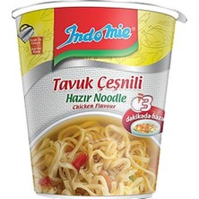 Mey İthalat Tavuk Çeşnili Hazır Bardak Noodle, 60 G, 8'li Paket