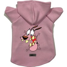 Mey İthalat Pembe Courage Kapüşonlu Polar Kedi ve Köpek Sweatshirtü S