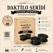 Mey İthalat Siyah Çift Makaralı Daktilo Şeridi
