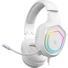 Mey İthalat RM-K90 Mikrofonlu Kablolu Oyun Kulaklığı, Rgb, 50 mm Sürücüler, Pc, Ps4, Ps5 ve Dizüstü Bilgisayar Oyunları Için Gürültü Önleyici