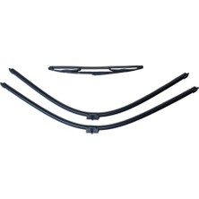Mey İthalat Ön ve Arka Cam Silecek 1609882780 Citroen C4 Grand Picasso ile Uyumlu 2007-2009