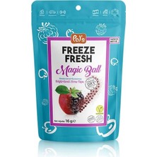Belirtilmemiş Mey Ithalat® Pol’s Freeze Fresh Magic Ball Böğürtlenli Elma Topu 16 gr