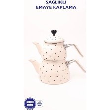 Mey İthalat Emaye Çaydanlık