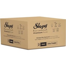 Mey İthalat Bio Natural Premium Plus Hijyenik Ped Uzun 7X24 Ped (168 Adet)