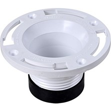 Mey İthalat 4 Inç Pvc Twist-N-Set Klozet Flanşı