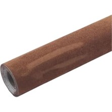 Mey İthalat Kendinden Yapışkanlı Kadife Görünümlü Araç Folyosu, Kahverengi, 60X150 cm