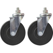 Mey İthalat PA616 MT519-MT520 Taşıma Arabası Için Küçük Pu Hareketli Yedek Teker, 1 Çift