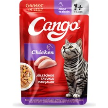 Mey İthalat Yaş Yetişkin Kedi Maması Tavuk Etli 80 G 24 Adet