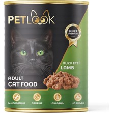 Mey İthalat Yetişkin Kuzu Etli, Kıyılmış Etli Pate Konserve Kedi Yaş Maması 415 G, Düşük Tahıllı