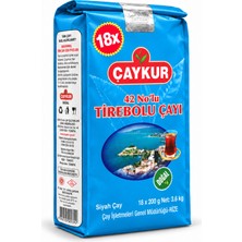 Çaykur 42 Nolu Tirebolu Dökme Çay 200 Gr. Onsekizli Paket