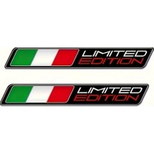 Mey İthalat Italya 3D Sticker Italyan Bayrağı Tasarımlı