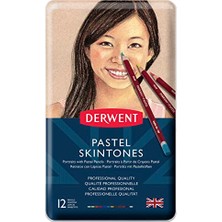 Mey İthalat Skintones Pastel Kalemler Seti Metal Kutulu 12 Renk