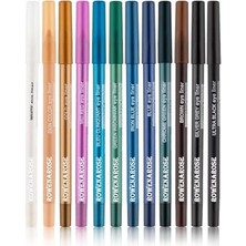 Mey İthalat 12 Renk Neon Yağlı Jel Göz Kalemi ve Renkli Eyeliner