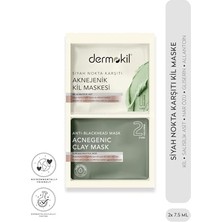Mey İthalat Siyah Nokta Karşıtı Kil Maske 2x7.5 ml