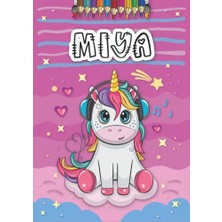 Mey İthalat A4 21 x 29.7 cm 4 8 25 Fille Ans Motifs Avec Le Pr Nom Grand Format French Edition Miya Livre De Coloriage Personnalis Pour Licorne Cadeau D Anniversaire