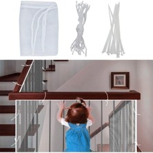 Ecm Proger Ecm Proger Merdiven ve Balkon Güvenlik Filesi 3 Metre x 80 cm Beyaz