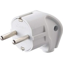 Mey İthalat Aksesuar L Fiş, Kordonsuz, 250 V, Beyaz