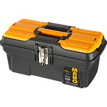 Mey İthalat Mg/16 Organizerli Metal Kilitli Takım Çantası/grip Serisi, Polipropilen, Siyah/sarı, 16 ’’