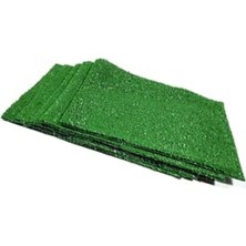 Mey İthalat Hobialem 5 Adet, Yapay Çim, A4 Boyutunda, Maket, Dekoratif, Çim Tabakası, Yapay Çim Halı