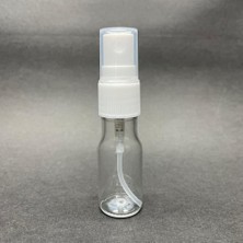 Mey İthalat 10 cc Pet Tester Şişesi, Beyaz Spreyli, 10 ml Plastik Şişe x 10 Adet