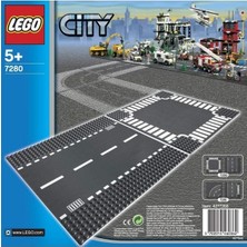 LEGO City Straight & Crossroad Plates 7280