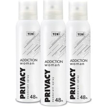 Mey İthalat Woman Addiction Kadın Deodorant 3X150 ml