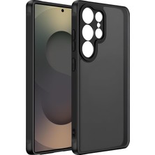 Happy Trend Samsung Galaxy S25 Ultra Için Basic Serisi Yükseltilmiş Lens Çerçeveli Ultra Güçlü Darbeye Dayanıklı Yumuşak Silikon Mat Kılıf