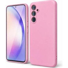 Happy Trend Samsung Galaxy S24 Fe Ile Uyumlu Yüksek Kalite Içi Kadife Kamera Lens Koruma Çıkıntılı Premium Lansman Silikon Telefon Kılıfı