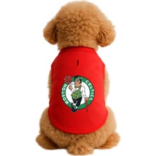 Mey İthalat Kedi ve Köpek Kıyafeti ve Elbisesi Kırmızı Celtic Atlet Xs