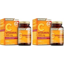 Mey İthalat 1000 Mcg C Vitamini, 30 Tablet; 2 Paket