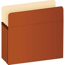 Mey İthalat Genişleyen Dosya Cepleri, Mektup Boyutu, Redrope, 3,5" Genişletme, Dupont™ Tyvek® Malzemesi ile Güçlendirilmiş, Kutu Başına 25 (1524E-OX)