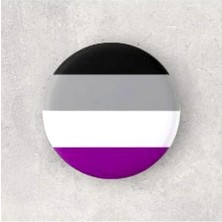 Mey İthalat Asexual Buton Rozet