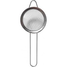 Mey İthalat Saplı Büyük Çay Süzgeci, Paslanmaz Metal Bardak Çay Süzgeci ve Pudra Şekeri Eleği, 1, Metal