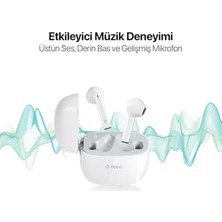 Mey İthalat Airbeat Go Gerçek Kablosuz Tws Bluetooth Kulaklık Beyaz