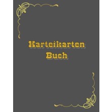 Mey İthalat Karteikarten Buch, 100 Seiten A4, Birçok Mesleğe Uygun, Müşteri Verileri Için Kartvizit Defteri, Grau, German Edition