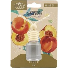 Mey İthalat Şeftali Kokusu, 8 ml Araba Kokusu, Cam Şişe