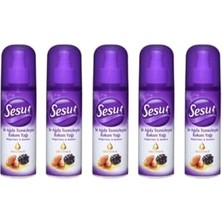 Mey İthalat Böğürtlen ve Bademli Sir Ağda Temizleyici Bakım Yağı 5 x 150 ml